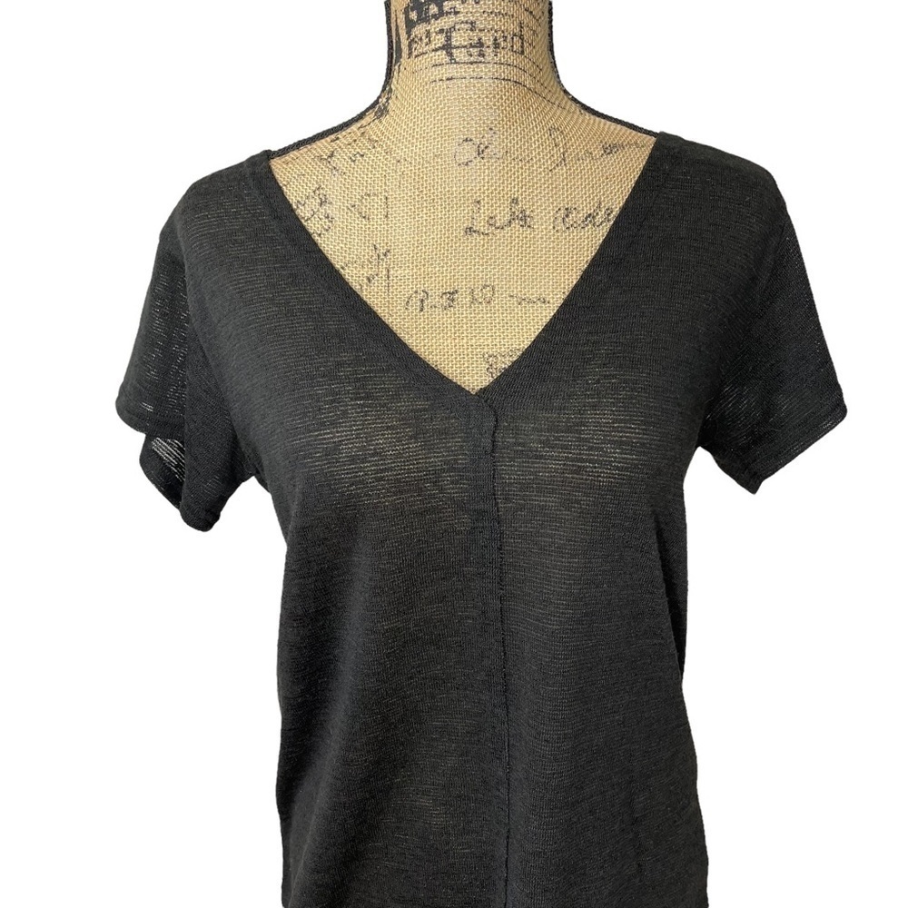 Very J Boutique Criss Cross Back Raw Hem Boho Top - Picture 5 of 12